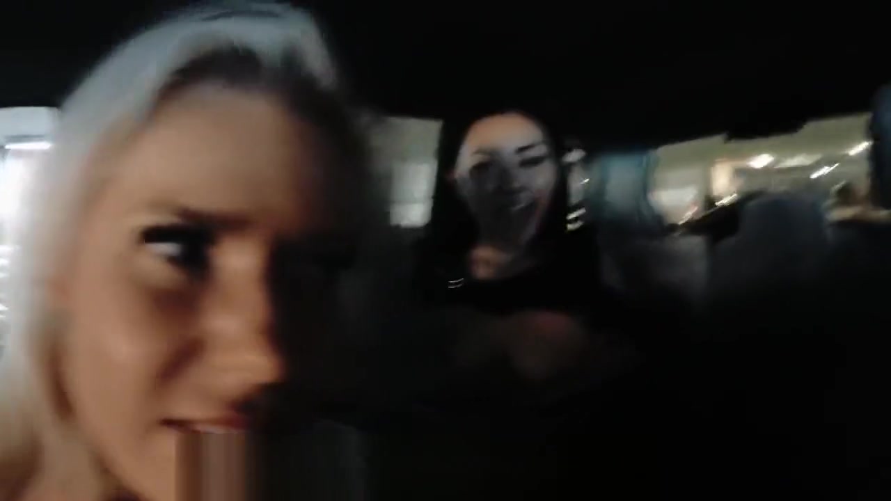 Risky Public Blowjob by RaeLilBlack and KateTruu in IKEA