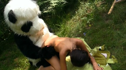 Hawt thong on fuck with artist outdoor