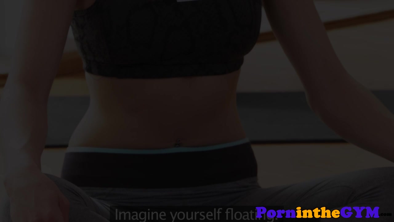 Sensual yoga beauty vag nailed balls deep