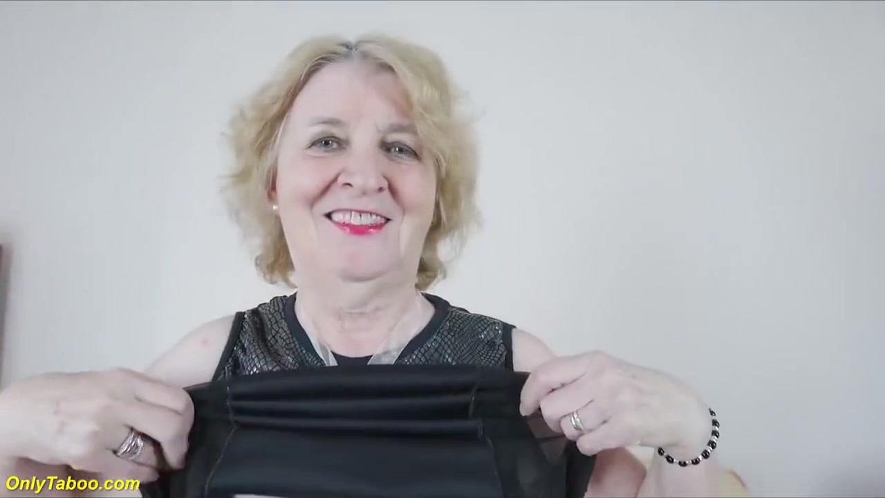 79 Years Old Mature First Anal Dildo