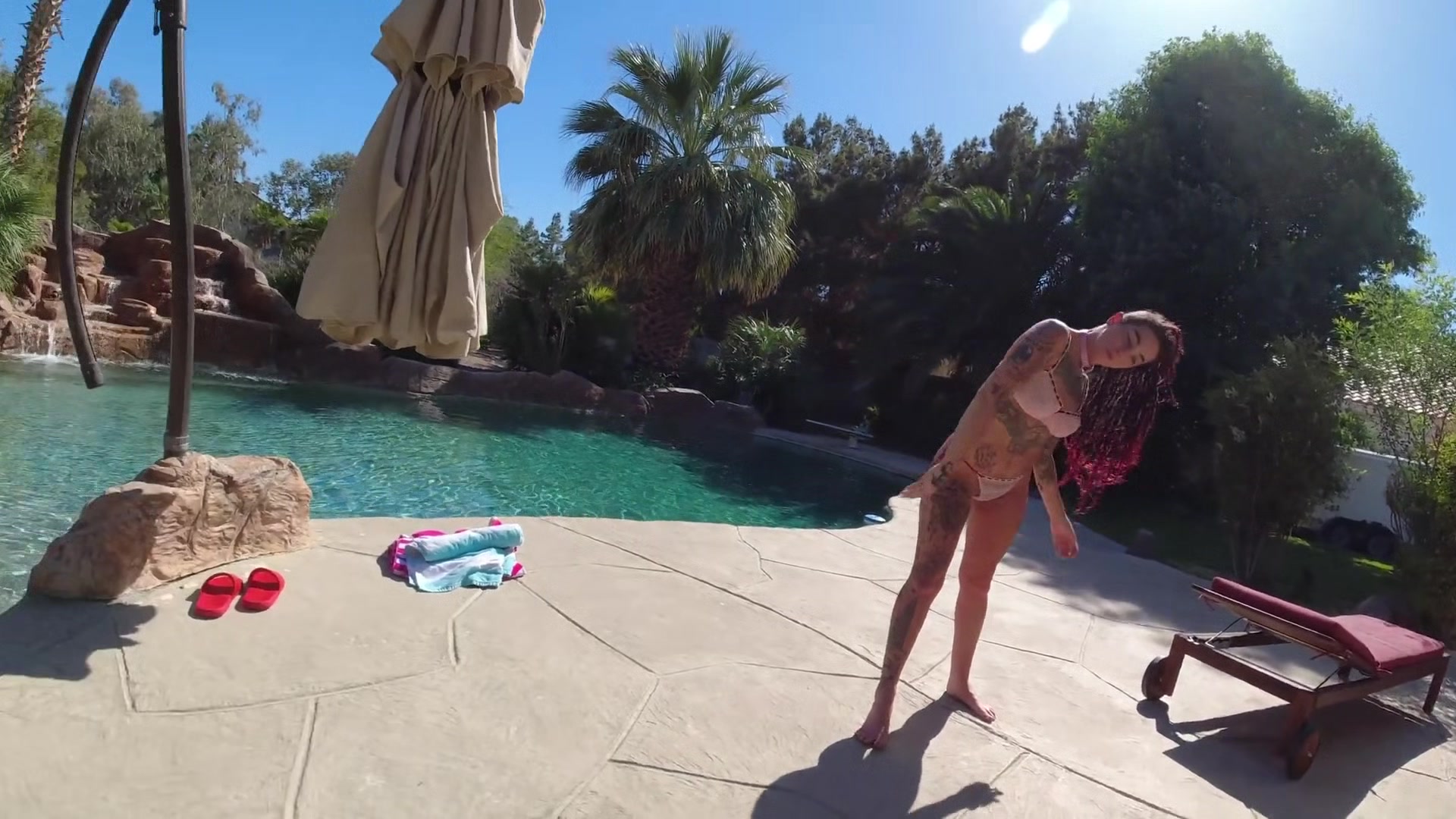 4k Superhot Lesbian Pool Fun With Nina Rivera And Sully Savage Pt1 - Superhotfilms