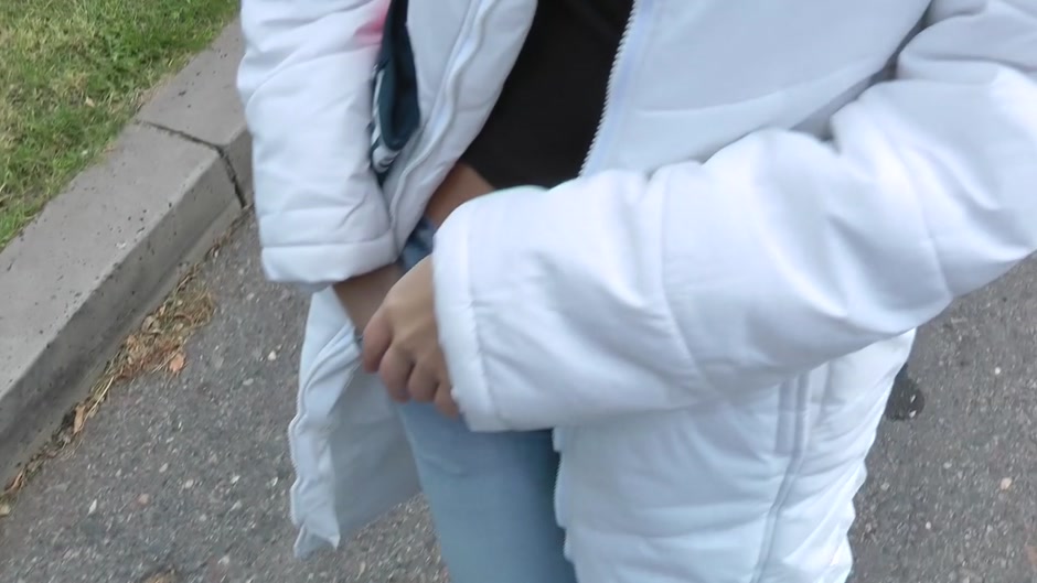 Blonde gets picked up on the street and has sex