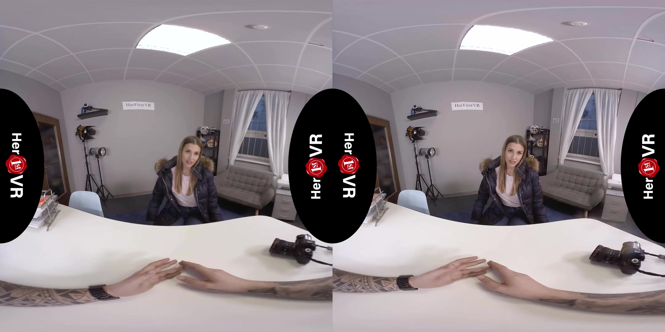 Silvia Dellai - VR Casting; Cute Shy Blonde Babe Amateur VR
