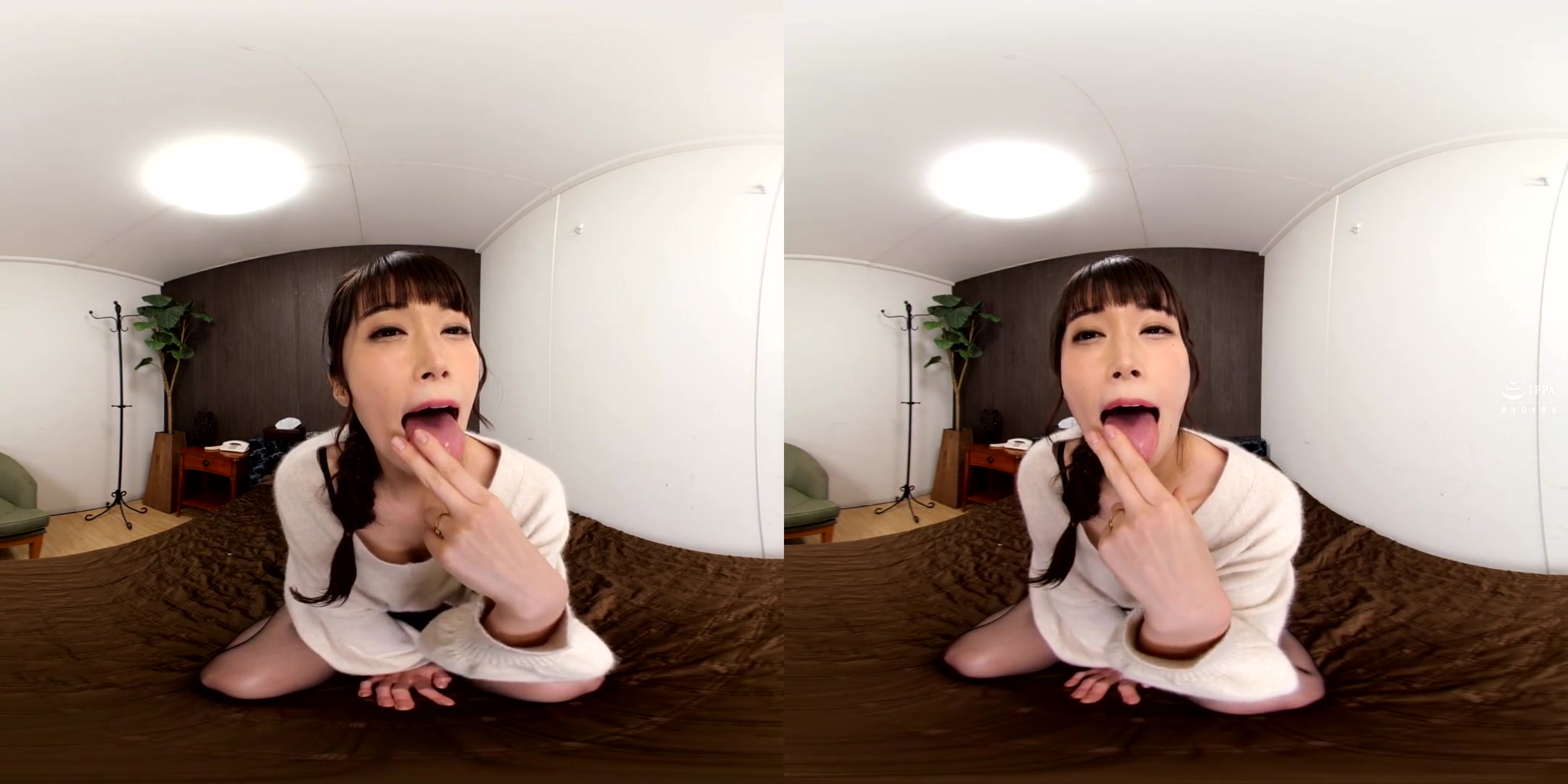 Drooling Wife A Nasty World Rich with Saliva and Pheromones; JAV Idol Sloppy Sex