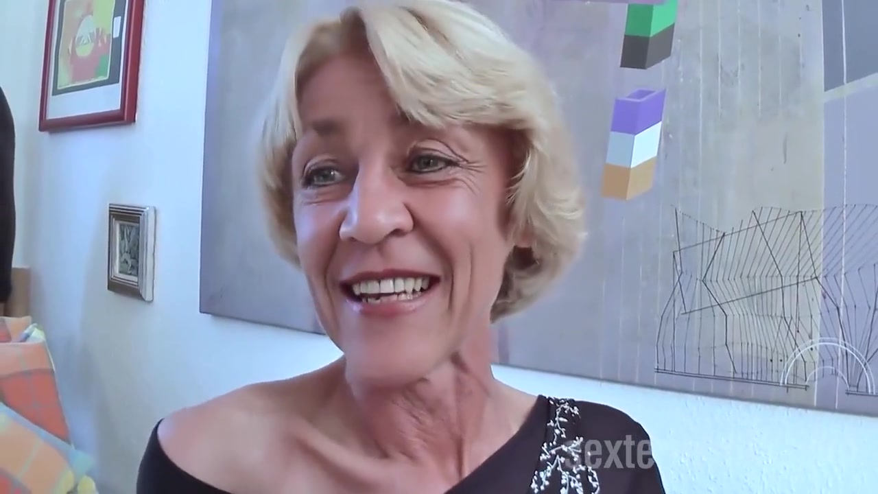 Horny Granny Masturbating