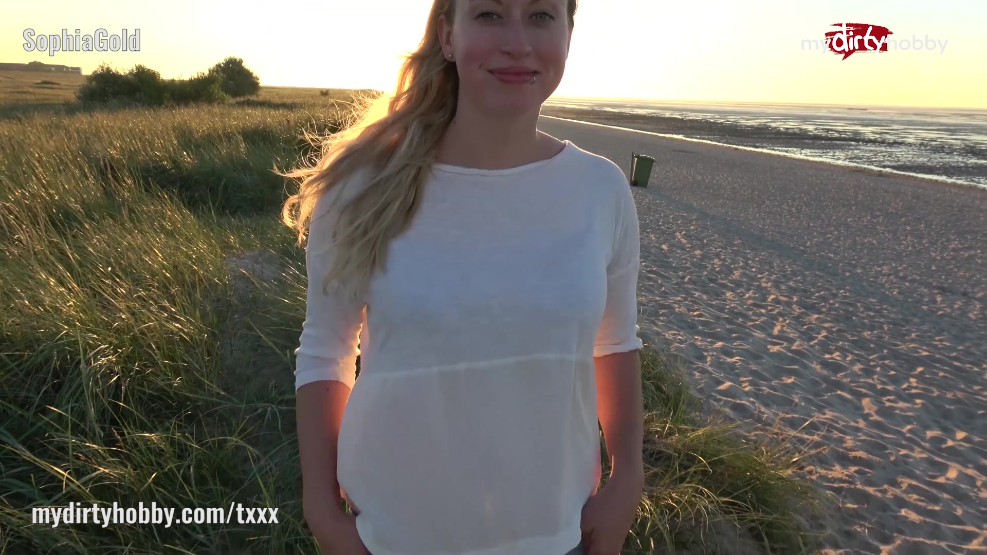 My Dirty Hobby - Hot public blowjob on the beach