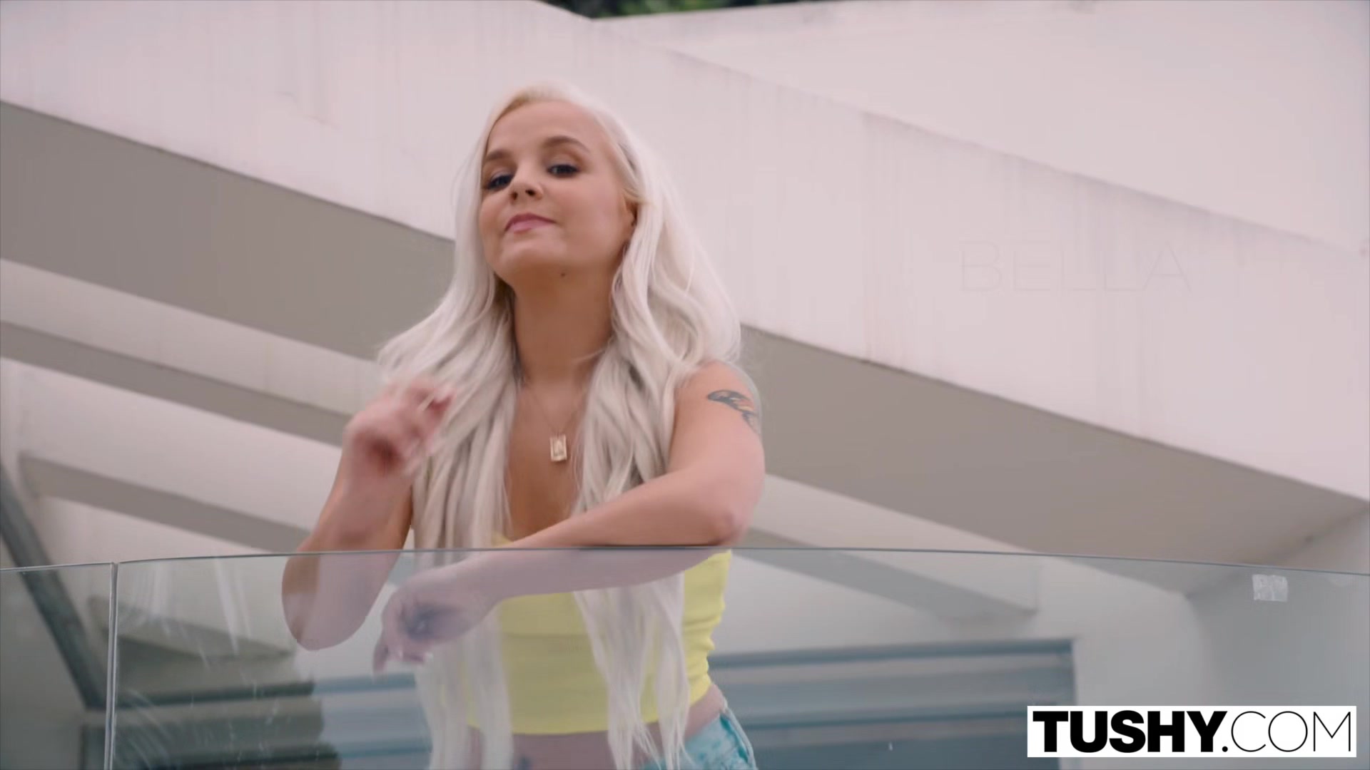 TUSHY Petite Blonde Needs Her Ass Eaten Now