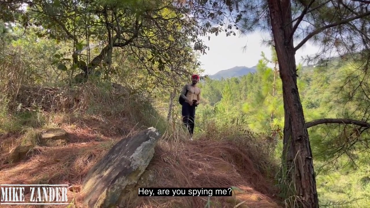 A Sexy teen 18+ Girl Records Me When She Does Me A Blowjob In The Middle Of A Public Forest