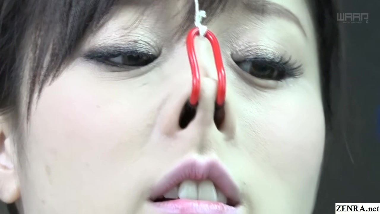 BDSM JAV Yuu Kawakami CMNF Nose Hook Blowjob