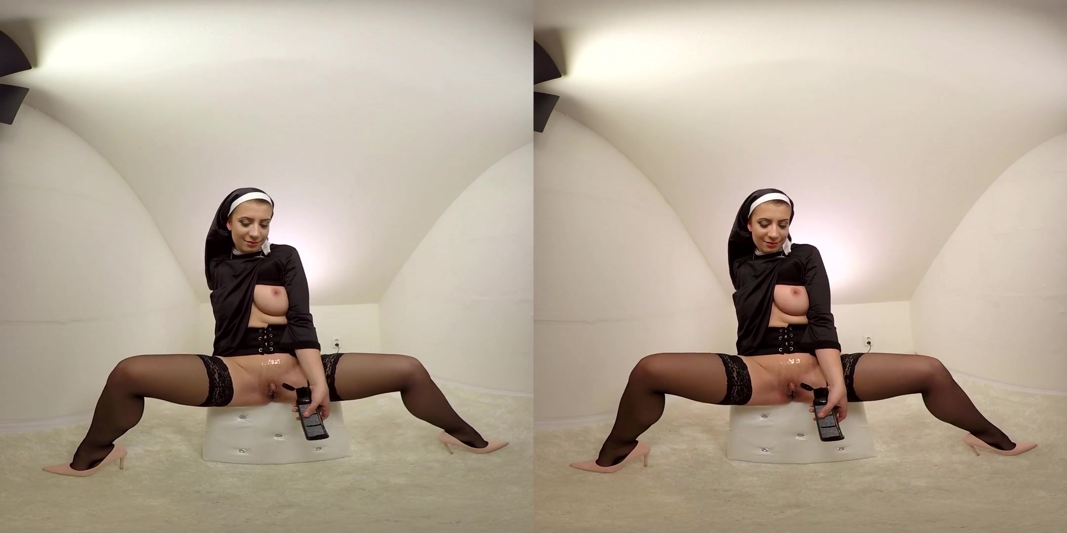 Therese Bizarre in Naughty Nun Cums - BravoModelsMedia