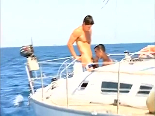 Cock Hungry Dude Gets Plowed On The Boat