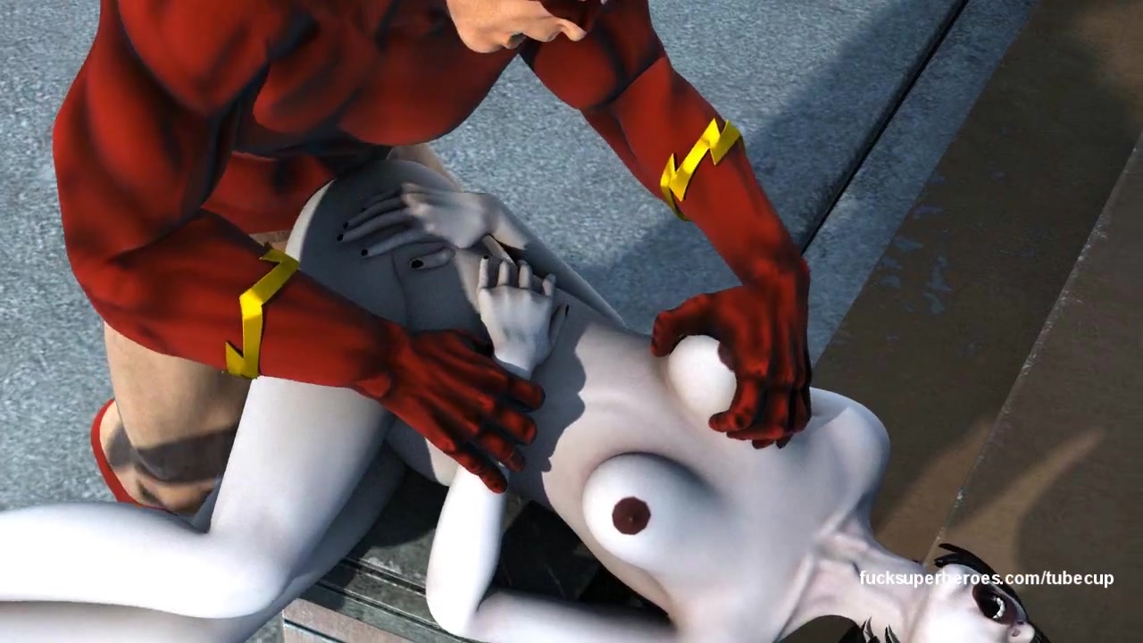 Thick, horny Flash goes after a pretty little cunt