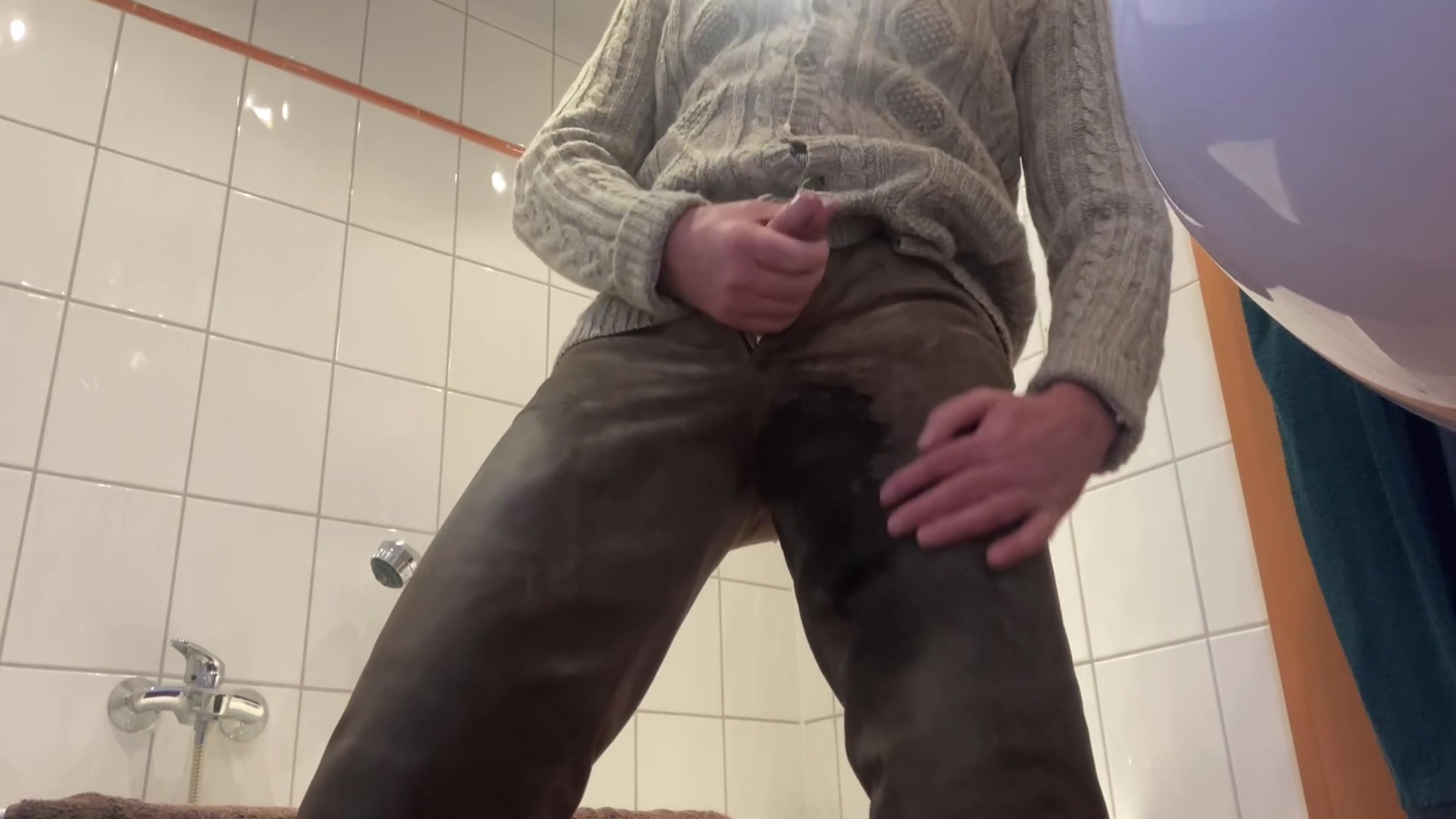 Man In Leather Knickerbockers From Germany