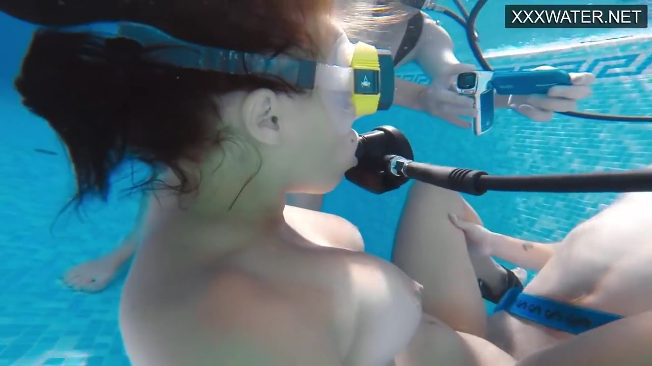 She Gives Up In Orgasms In The Swimming Pool With Big Cock