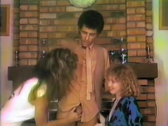 Mimi Daniels, Randy Alexander, Sheri St. Clair in vintage porn movie