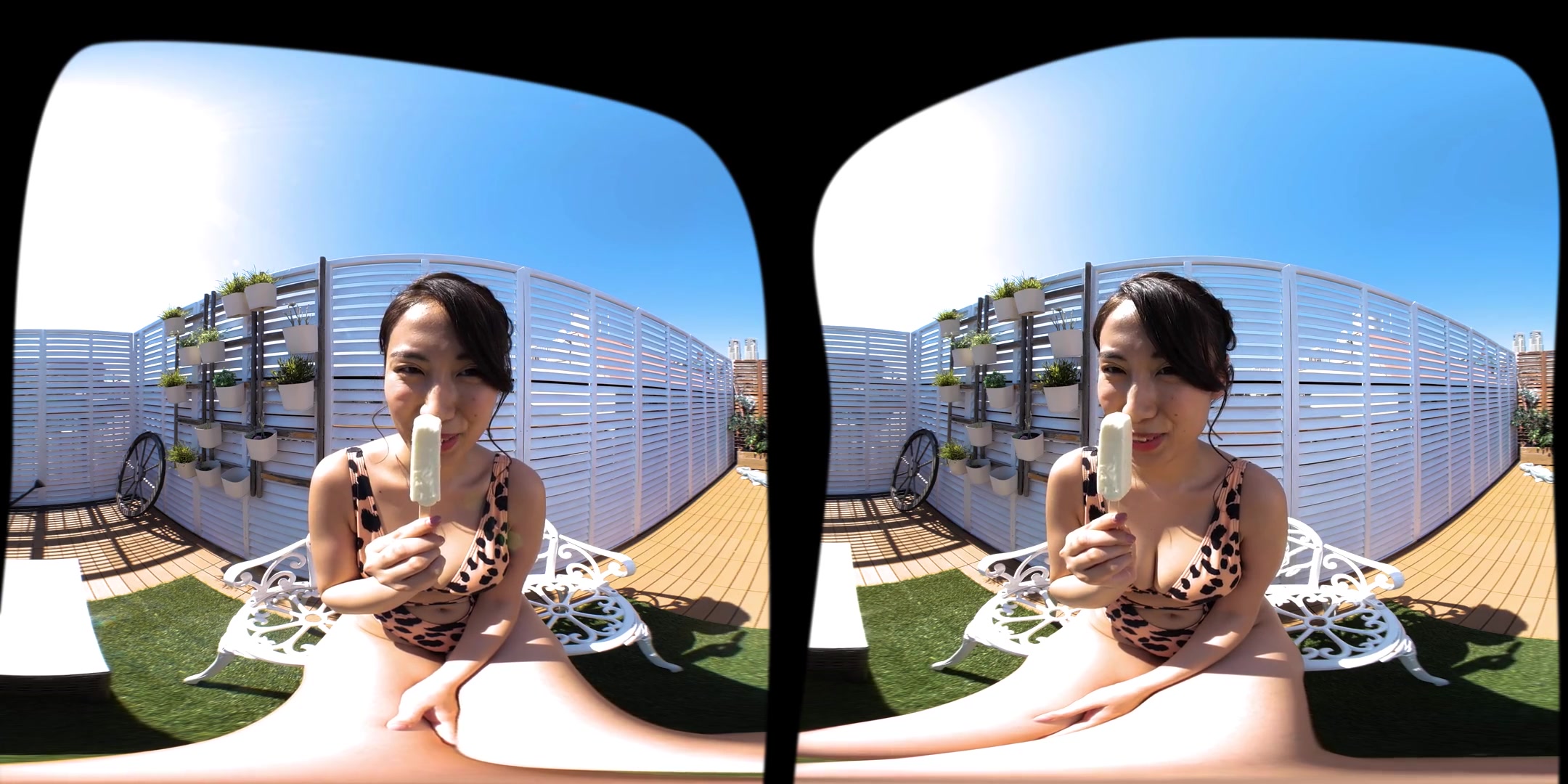 Close Contact Playing in the Water; Softcore Non-Nude Teasing on a Virtual Date