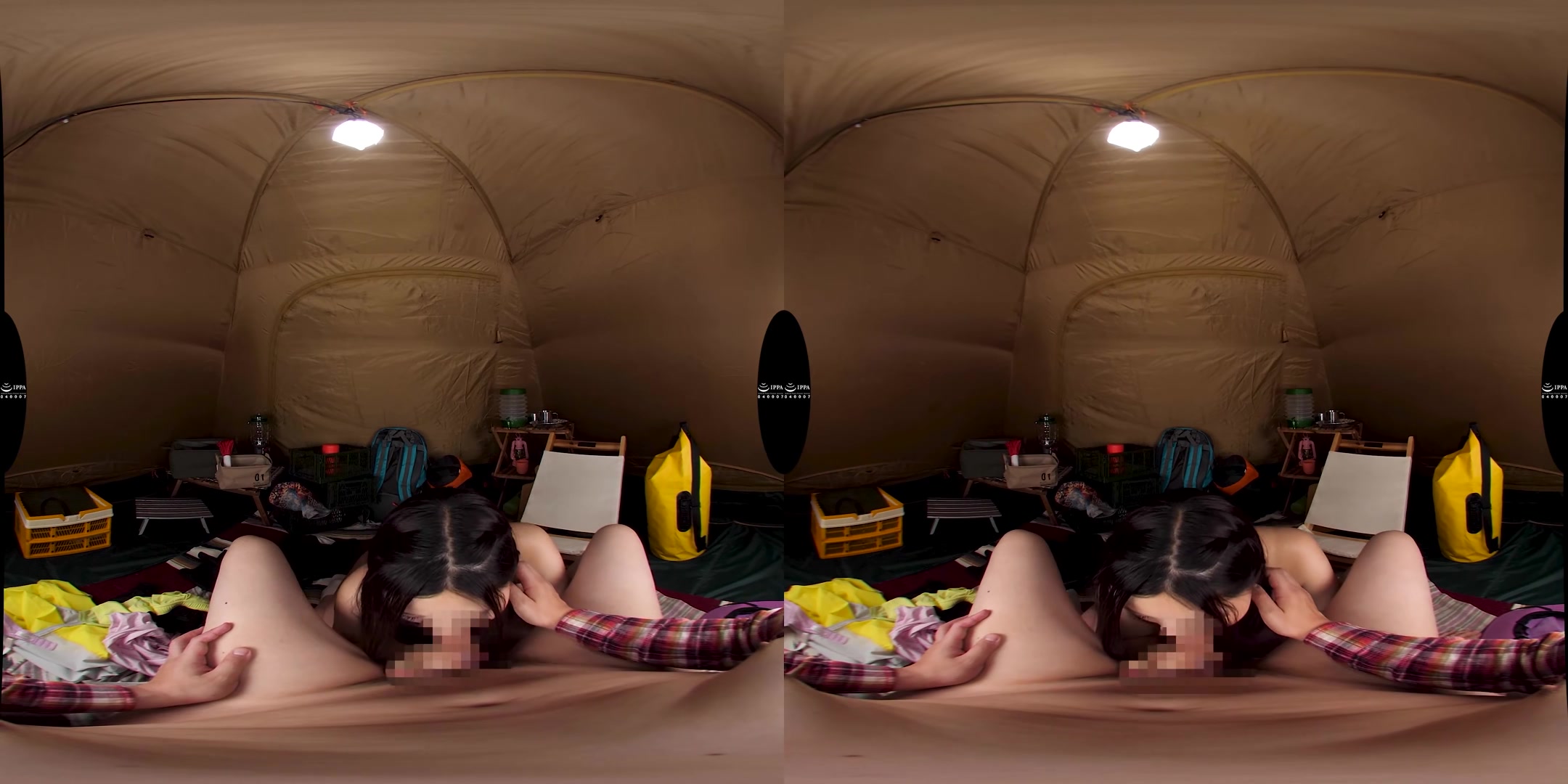 Camping Girl: Flirting in the Tent and Creampie Sex - TeppanVR