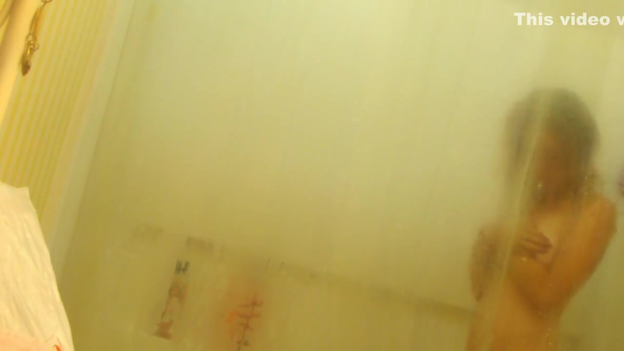 housekeeper spied on in the shower young redhead maid