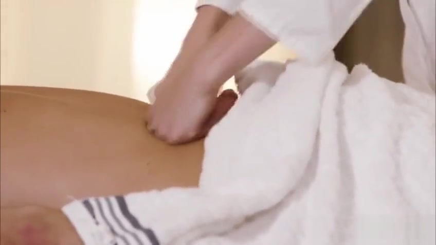 Slut Masseuse TS Korra DelRio intense anal with cumshot