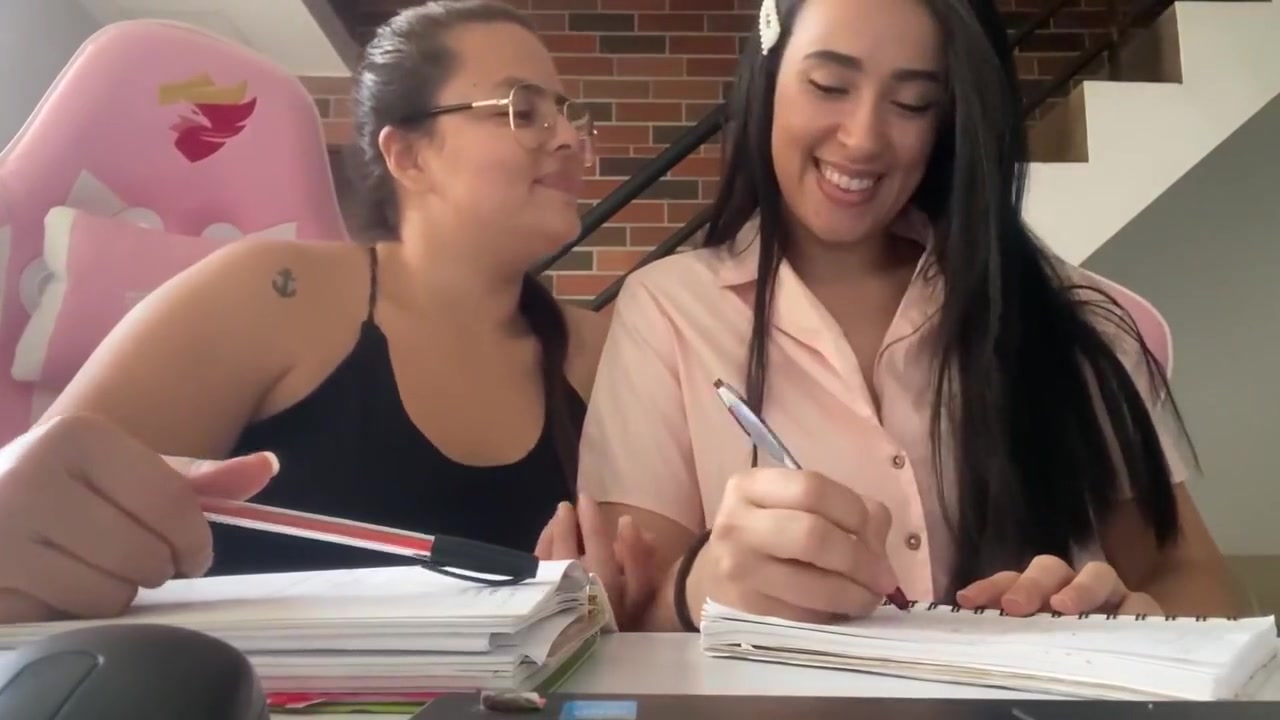 Zoemelissa Stepsisters Are Studying And They Get Horny