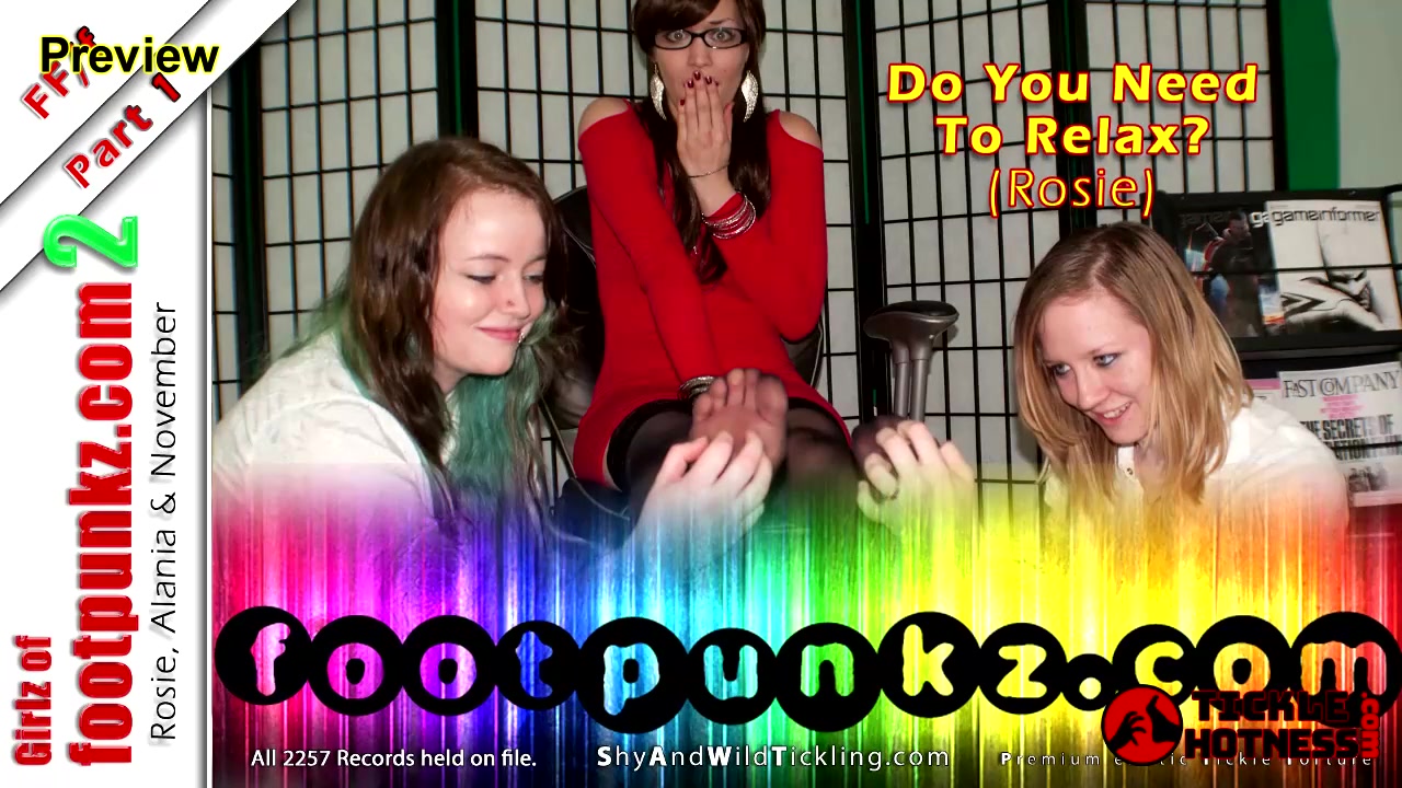 Girlz Of Footpunkz 2 1 Do You Need To Relax Rosie - Ticklevideos
