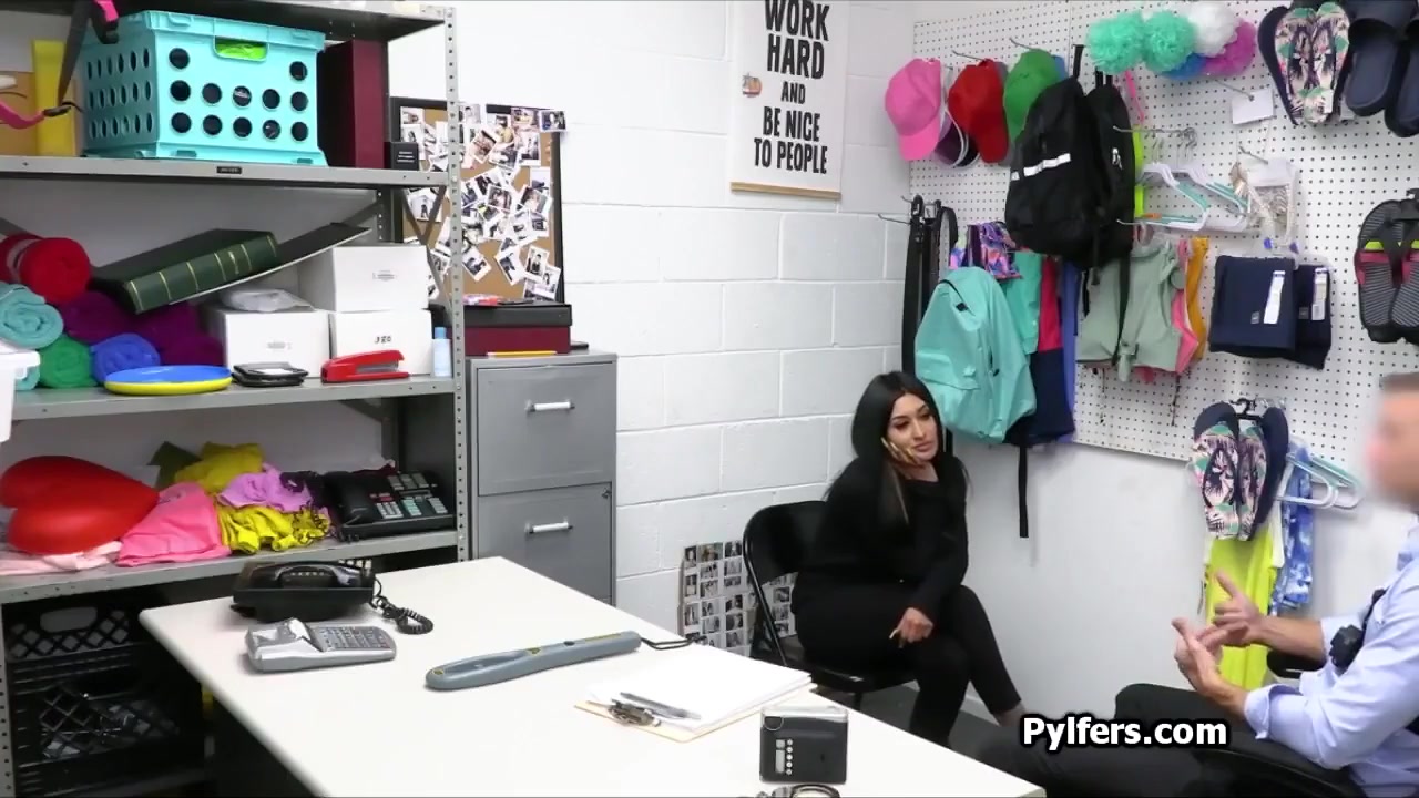 Pounding Tattooed Latina Pilfer At The Office
