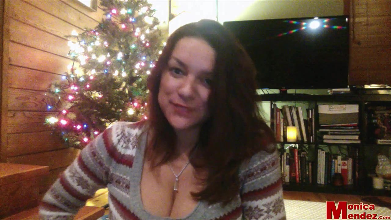Monica Mendez - Christmas Sweater Webcam 1