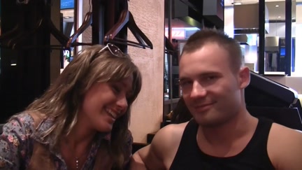 2 studs met and drilled the angel in the throat