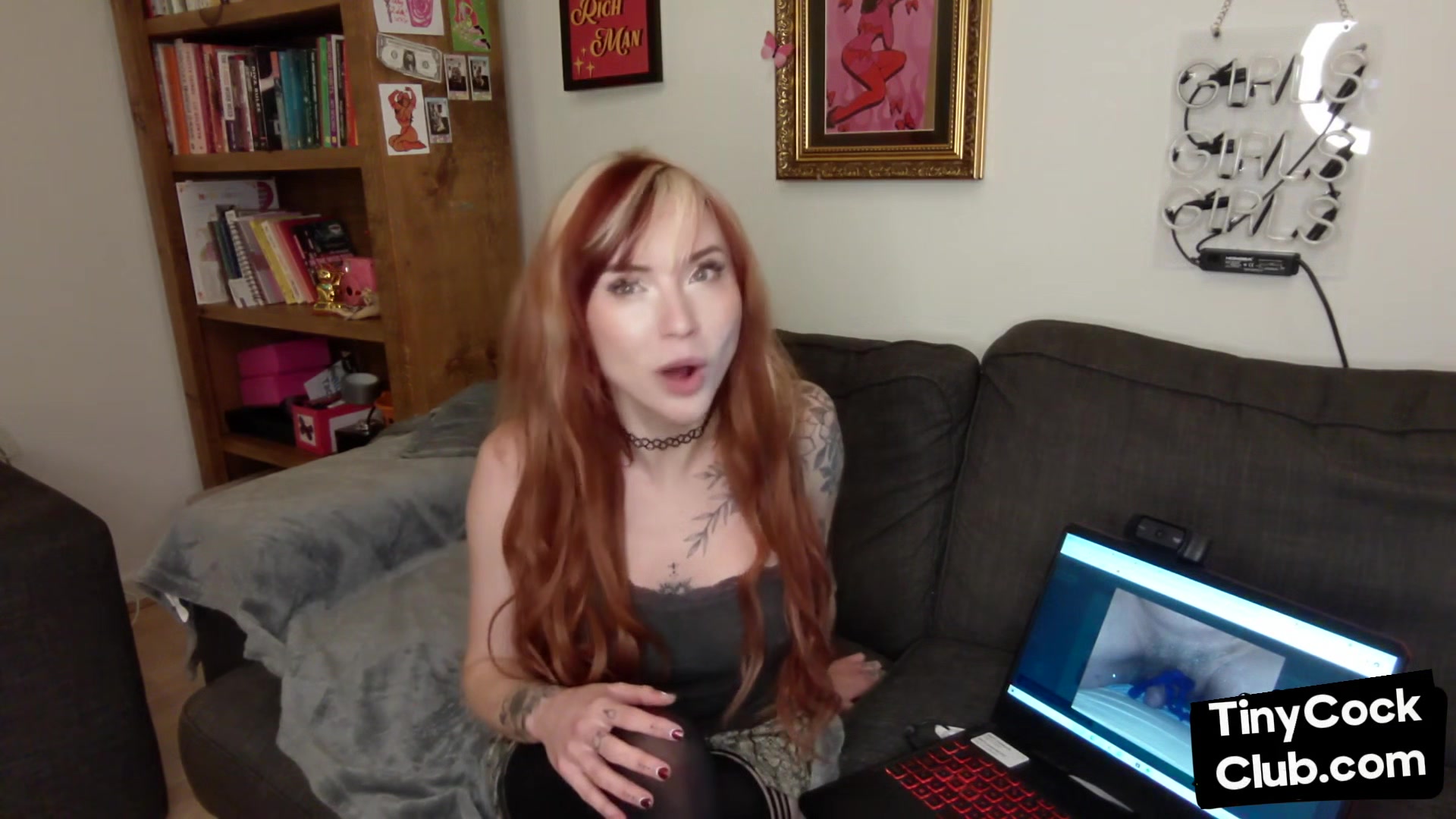 SPH British amateur chick humiliating small cocks in her vid