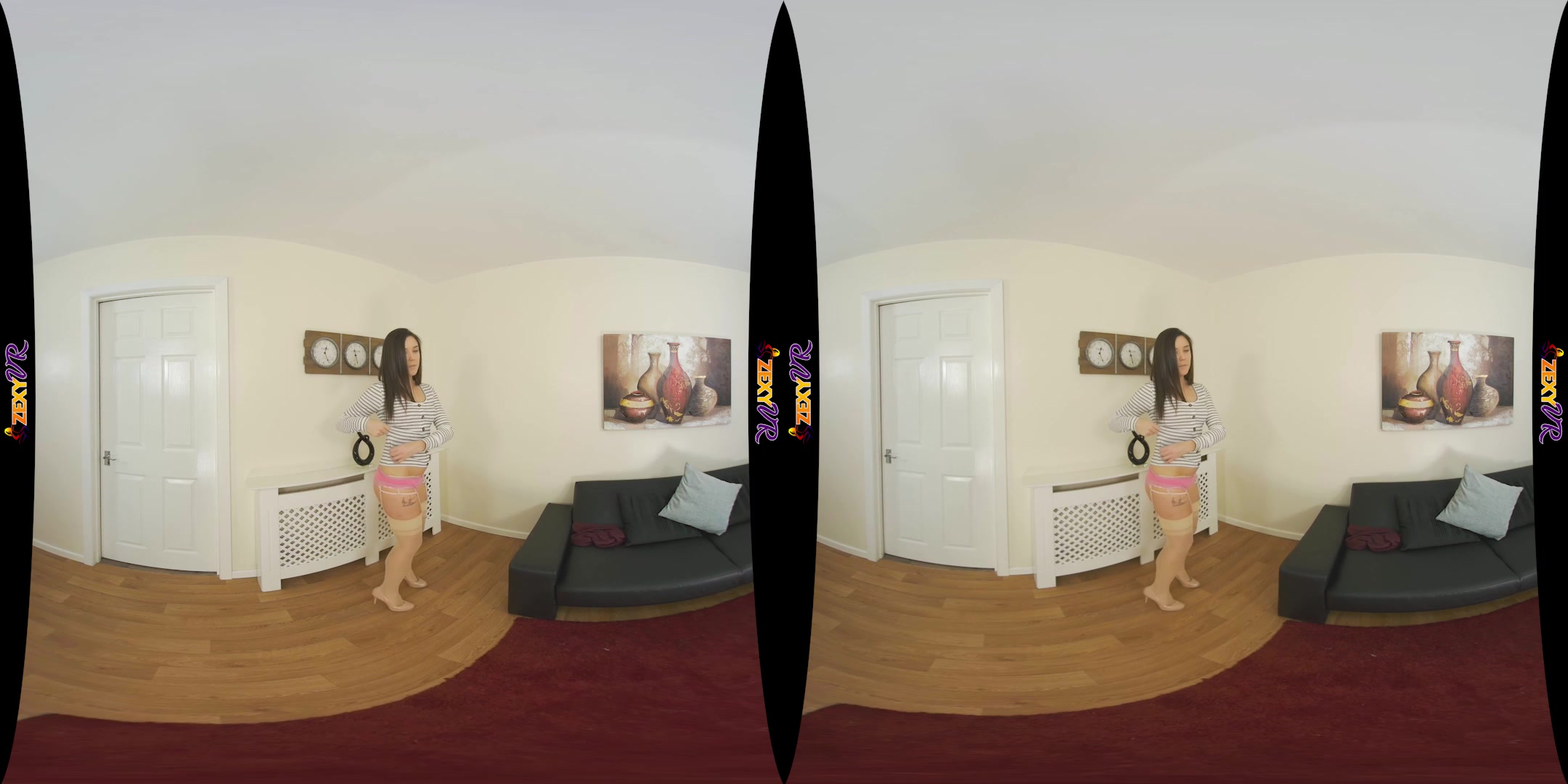 First to Strip featuring Ella Jay - ZexyVR