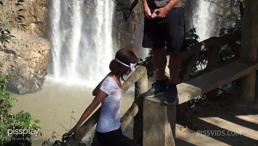 So Much Piss and Cum at the Waterfall - PissVids