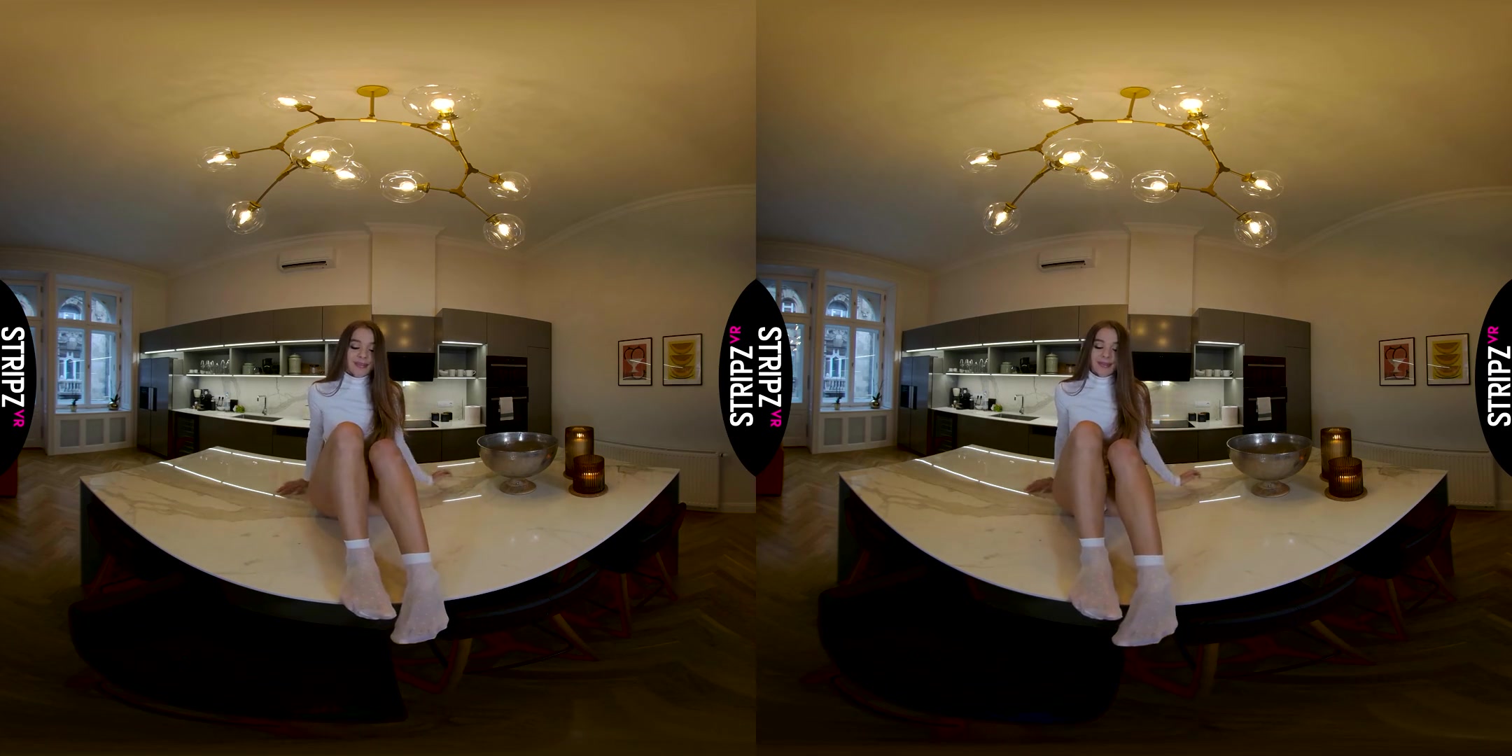 Kitchen Heat - Hot teen 18+ Solo Striptease - SexLikeReal