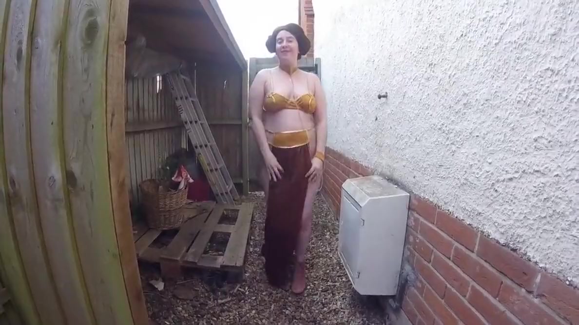 Princess Leia In Sexy Cosplay Slave Girl