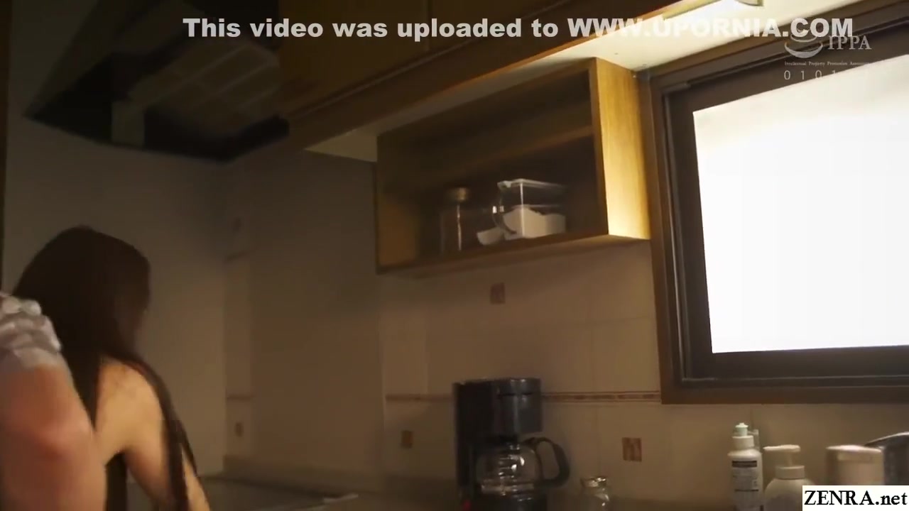 Japanese Old Vs Young With Step daughter In Kitchen