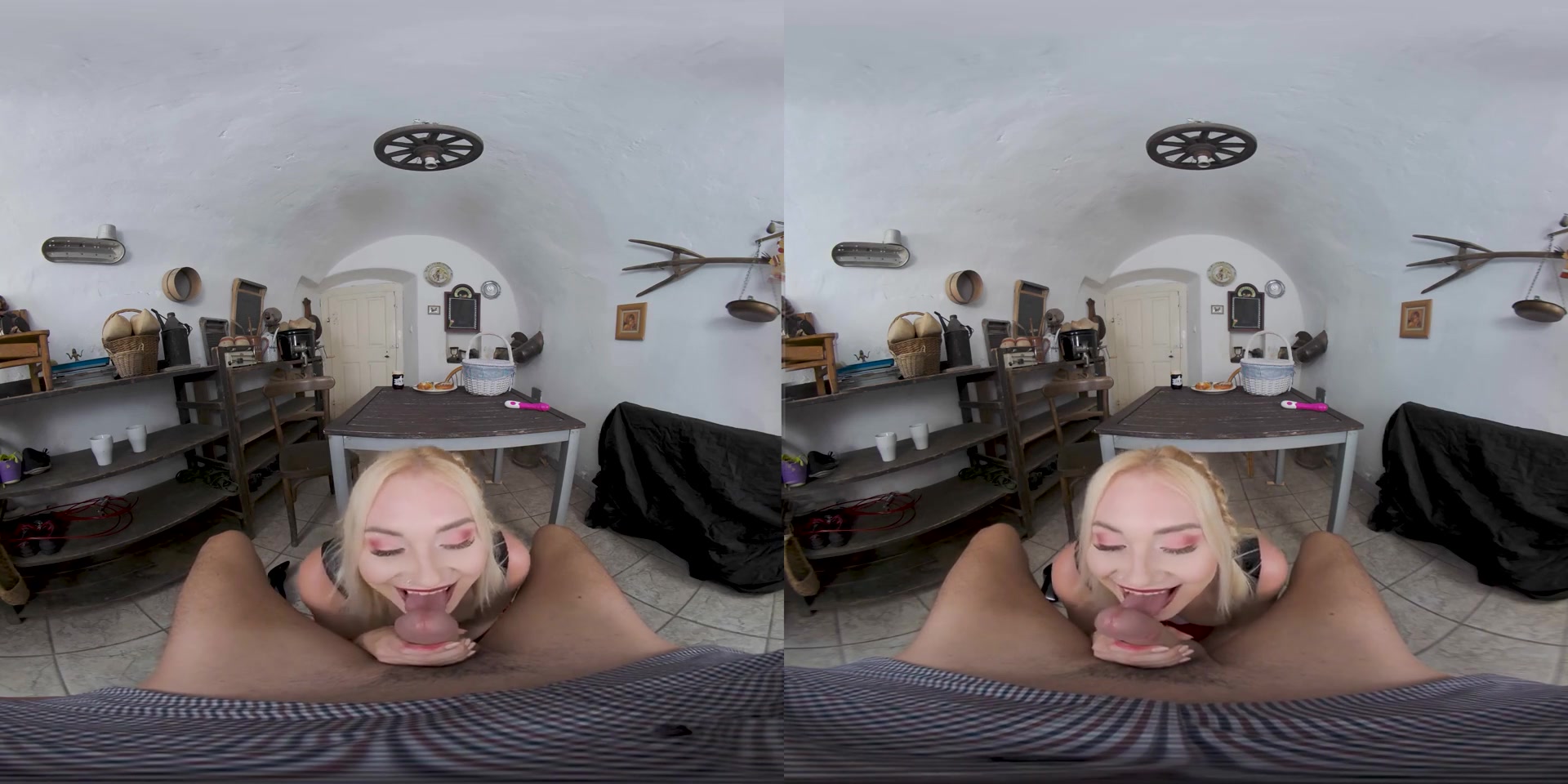 Marilyn Sugar in Little Red Riding Hood: Time to Ride That Lumber Cock! VR Porn Video - VRBangers