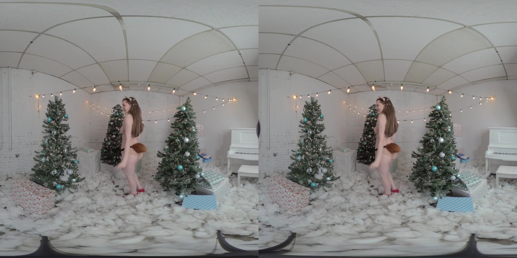 Reindeer - Beautiful Babe Solo Striptease - SexLikeReal