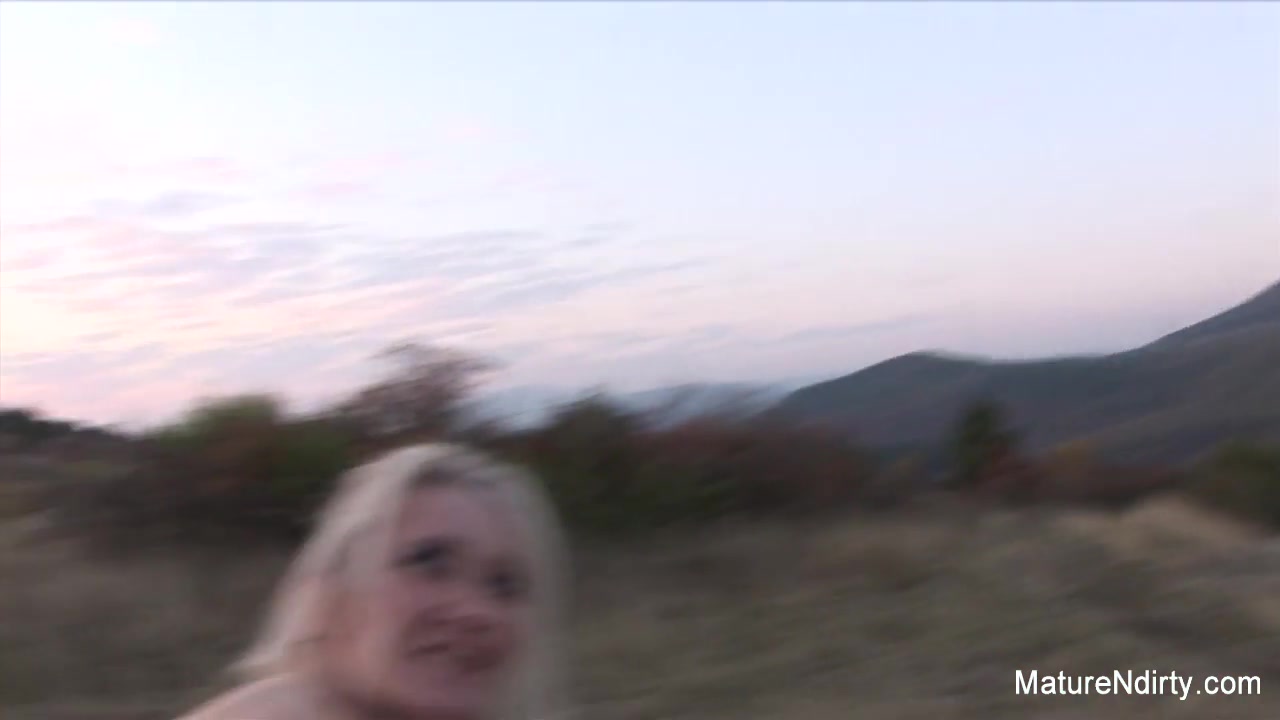 Blonde Mature Sucks Fucks Outdoors - Mature'NDirty