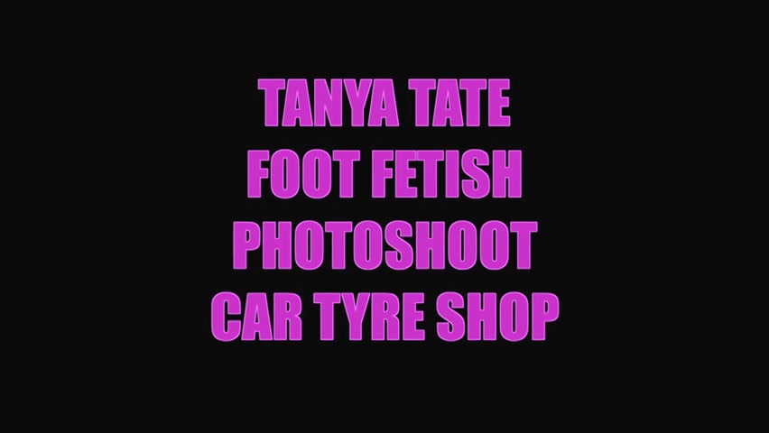Foot Fetish Tanya Tate Shows Off Feet In Garage Behind The Scenes - Sex Movies Featuring Tanya Tate