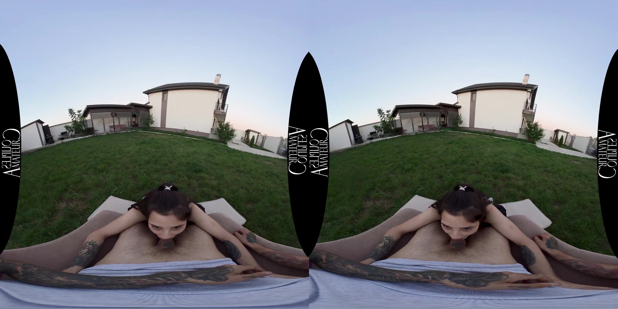 Sun Setting Quick-Fucking Outdoors; Hot Amateur Teen Blowjob