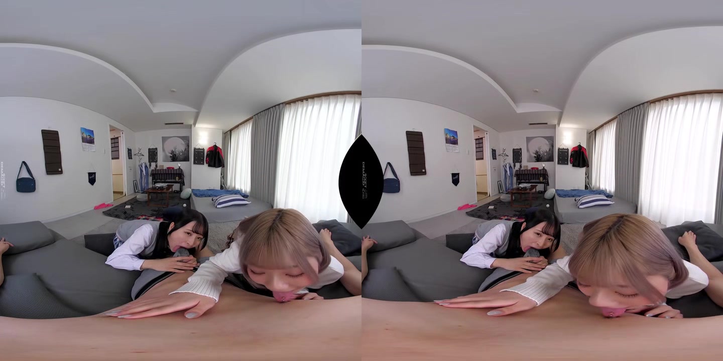 Nonoka Sato & Rurucha in Reverse Threesome! Your Nipples are Ours! - SodCreate