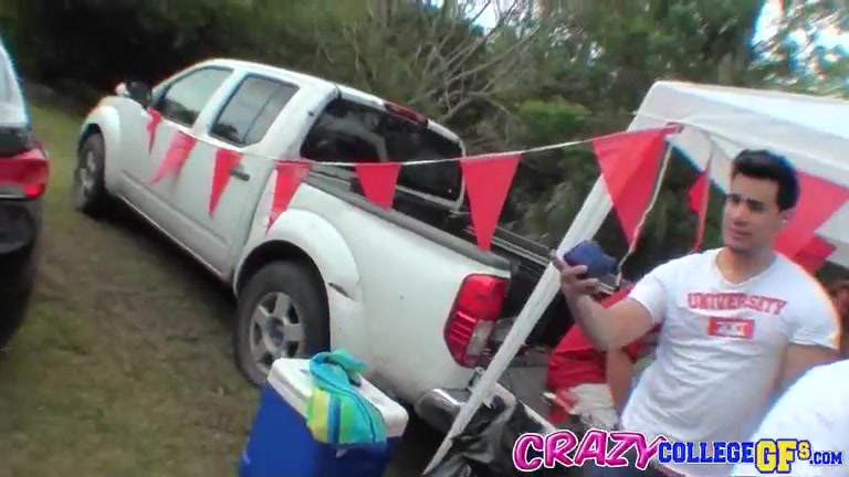 Tara in Team spirit - CrazyCollegeGFs