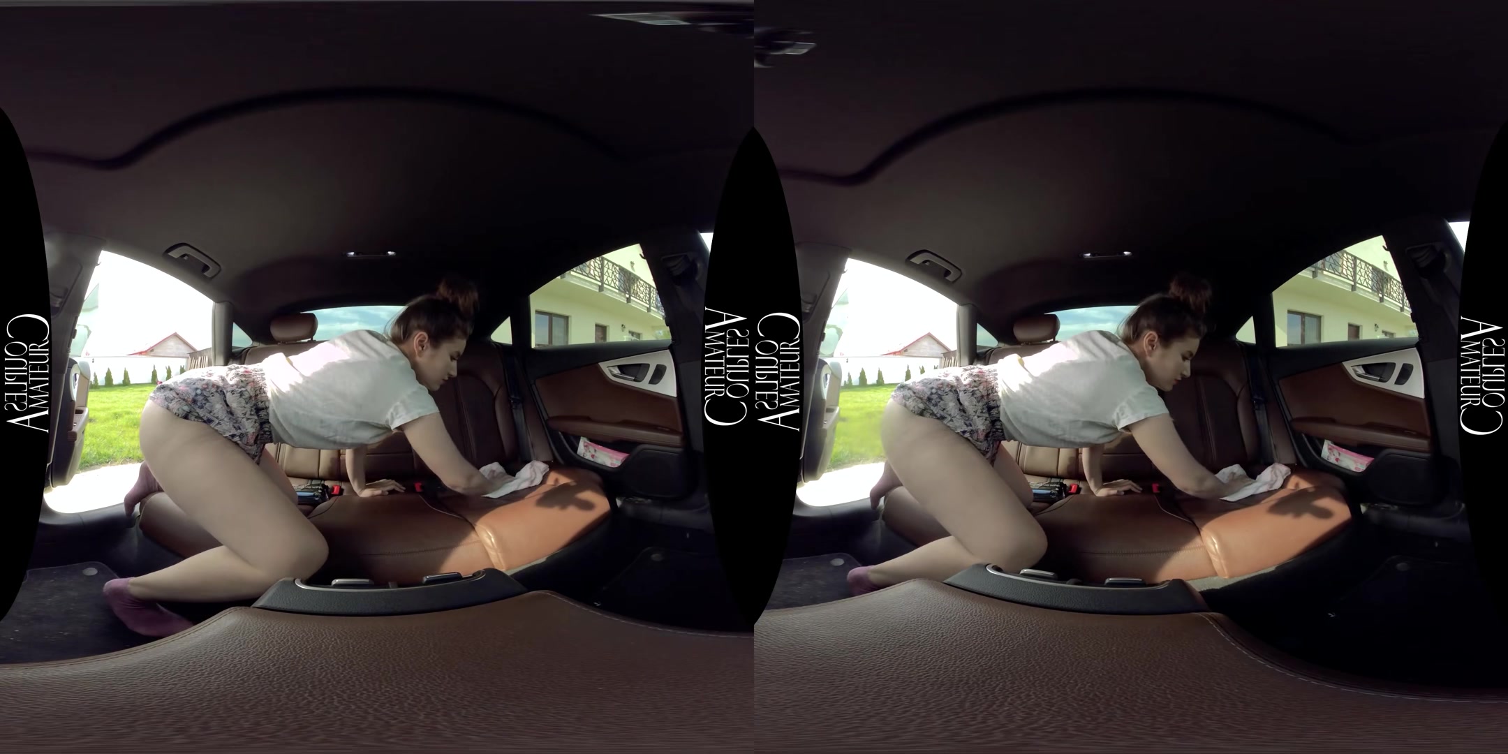 Backseat Quick Fuck - AmateurCouplesVR