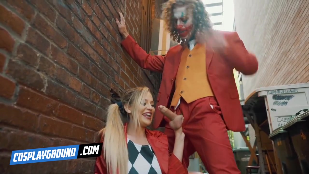 As Begs To Be Fucked By In Public - Joker Porn Cosplay Parody With Harley Quinn, Cum In Face And Blake Blossom