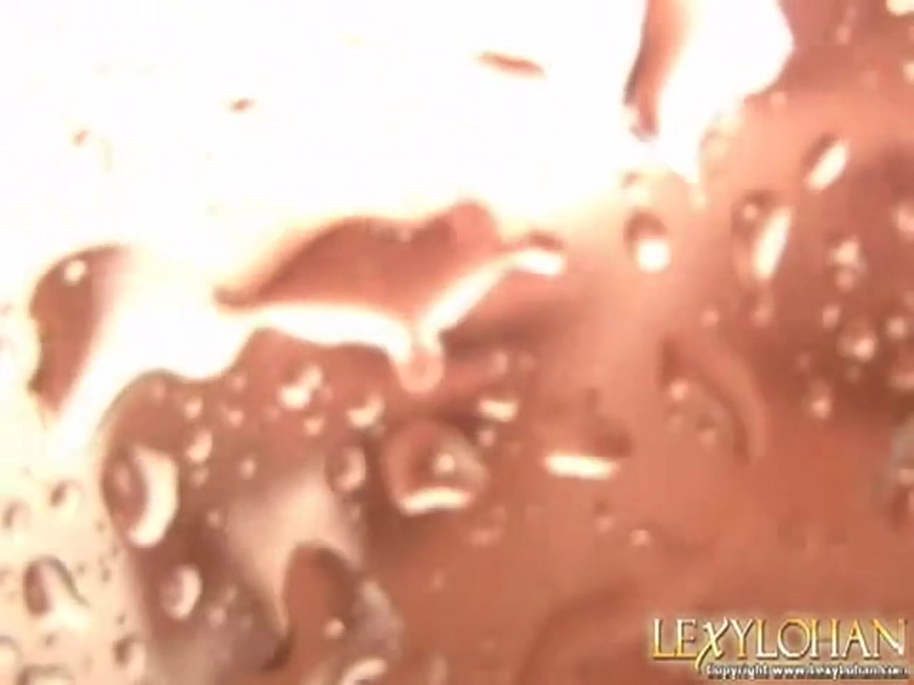 Lexy lohan masturbates in the shower