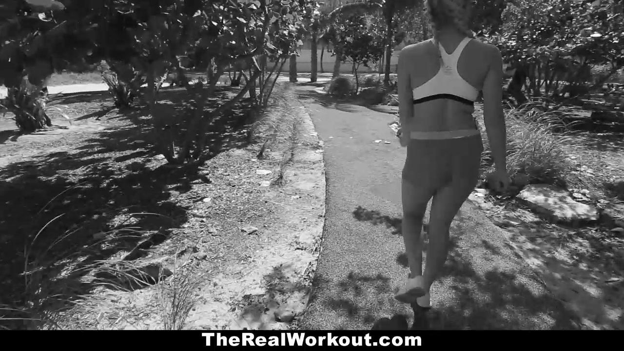 TheRealWorkout - Fitness Vlogger Fucked By Camera Crew