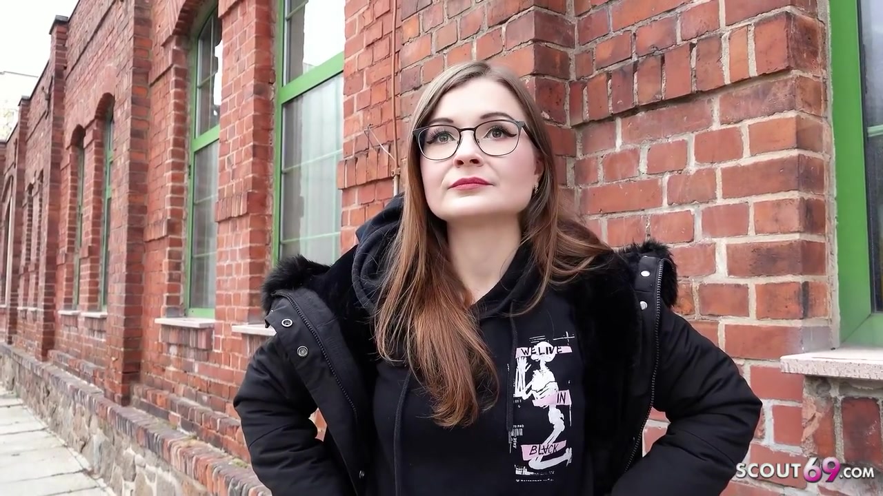 Tiny Emily - German Small Glasses Student 18+ Pick Up And Talk To Casting Fuck