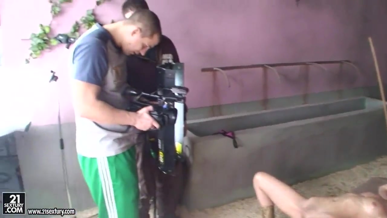 Young and sexy counrty chicks Sophie Moone and Zafira in the backstage movie