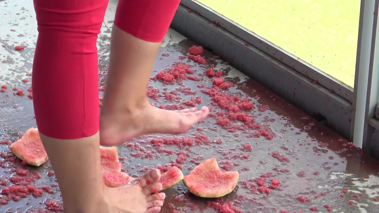Watermelon feeding by Femdom Austria