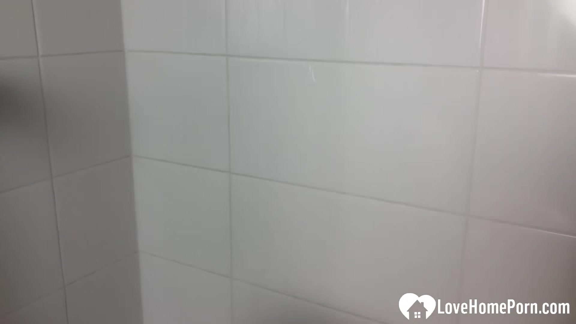 My roommate loves being filmed in the shower