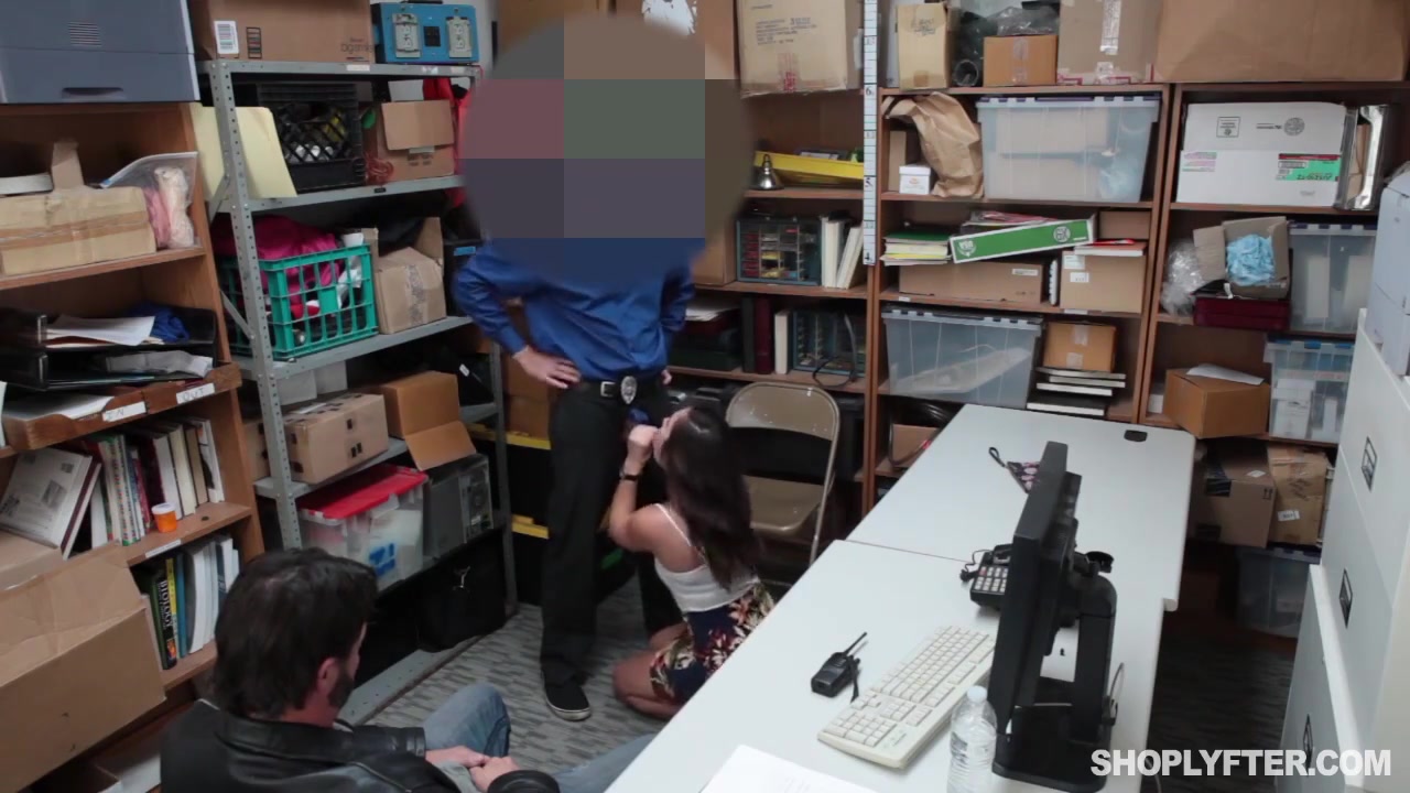 Shoplifter Geneva Kings Getting Fucked From Behind By Prevention Officer